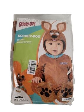 Spirit Halloween 12-18 Months Scooby Doo Dog Infant Costume